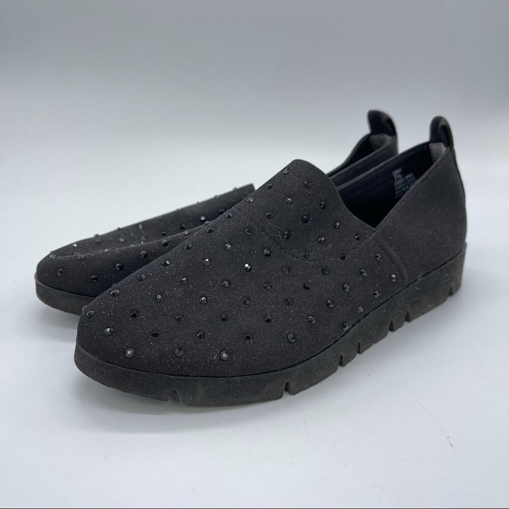 Yellow Box, Glitzy Slip On Shoes, Size 7.5. In excellent condition!